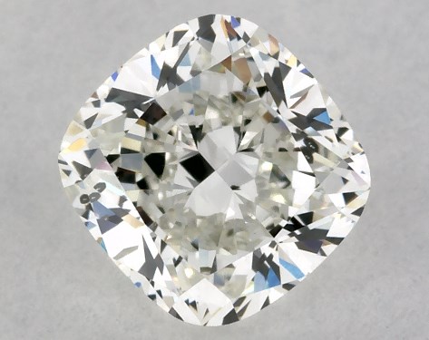 GIA 1.00 Carat J-SI2 Good Cut Cushion Modified Diamond